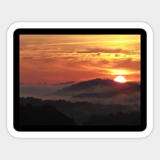 Tennessee Mountain Sunrise Sticker